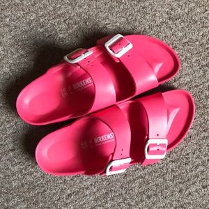 Birkenstock Eva coral sandals 40 9 Narrow.